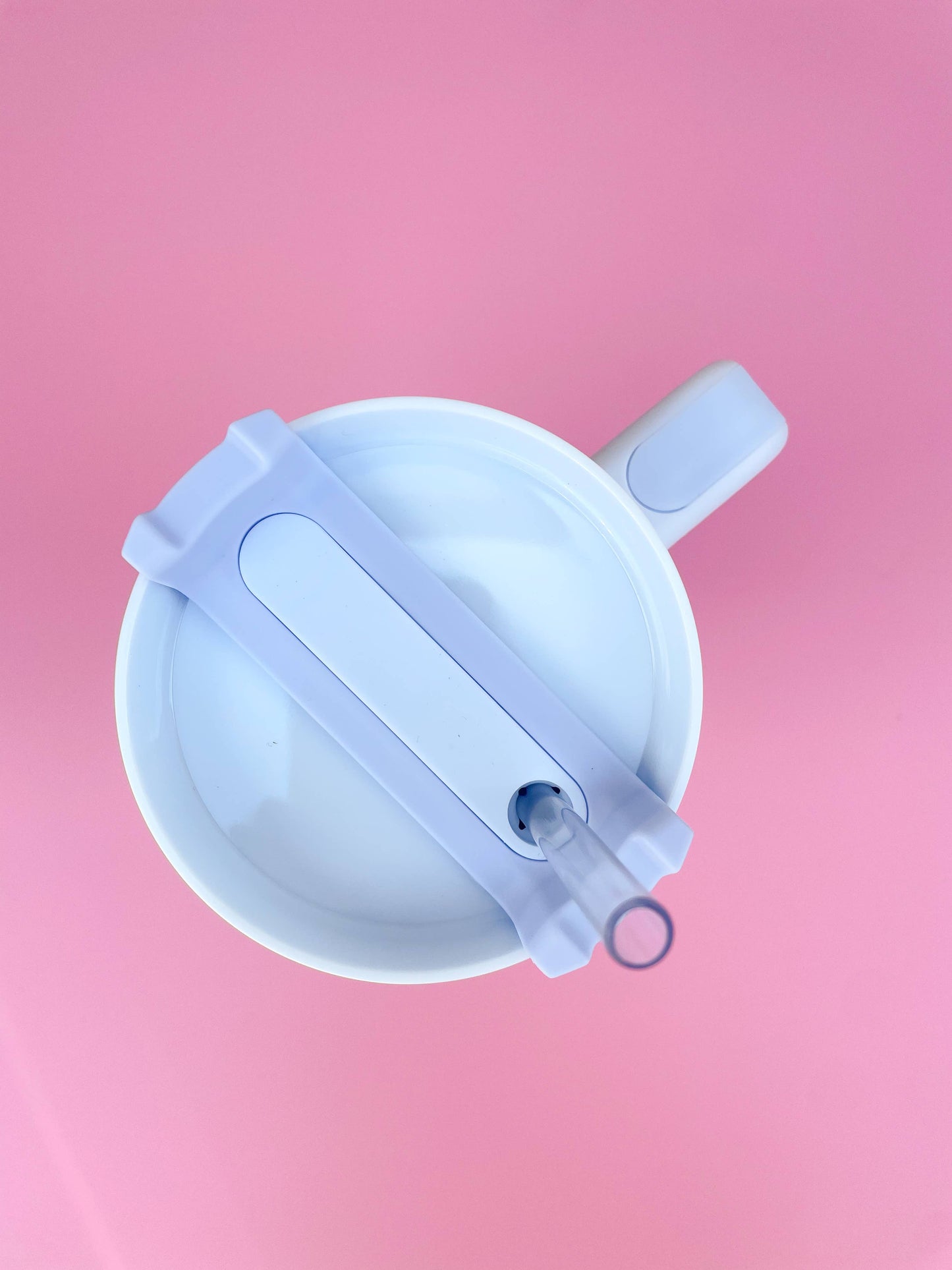 Cream & Blue Floral 40oz Tumbler - Final Sale