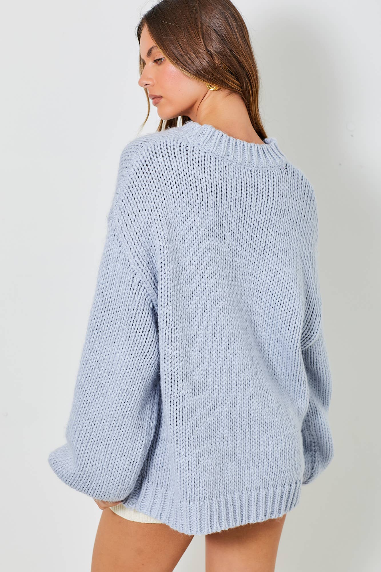 Cowboy Ribbon Knit Sweater