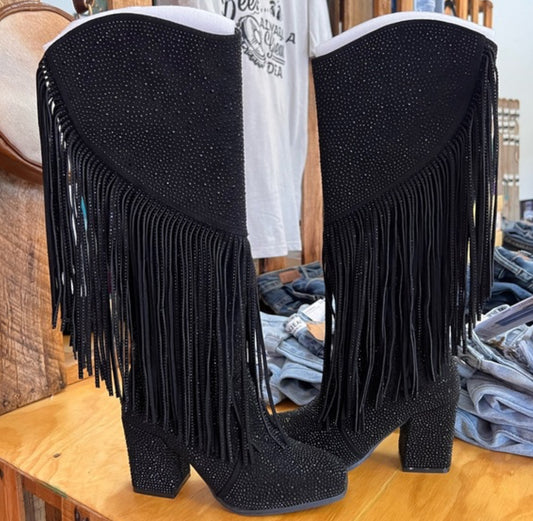 Reba Boots in Black - FINAL SALE