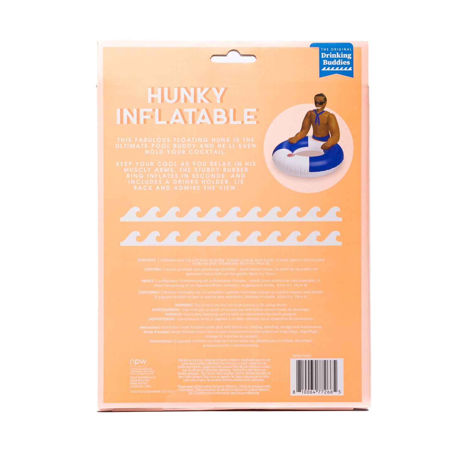 Hunky Inflatable Pool Ring - FINAL SALE
